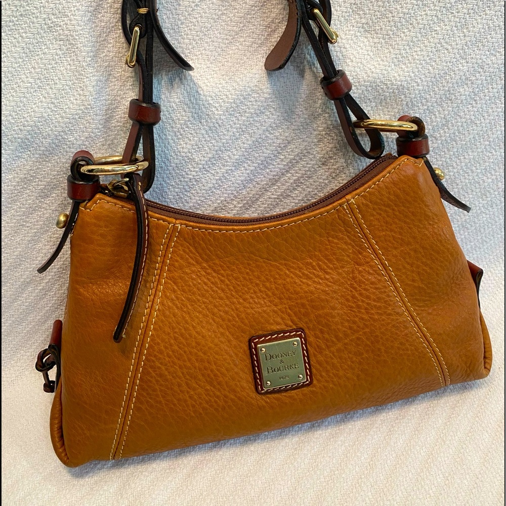 Dooney and Bourke Camel leather hobo bag